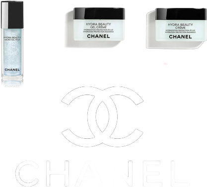 TRIS CREME CHANEL - HYDRA BEAUTY CREME 50G + GEL CREME 50G + GEL YEUX 15ML