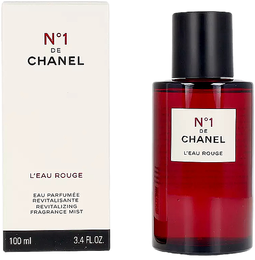 N°1 DE CHANEL L'EAU ROUGE ACQUA PROFUMATA RIVITALIZZANTE PER IL CORPO 100ML TESTER